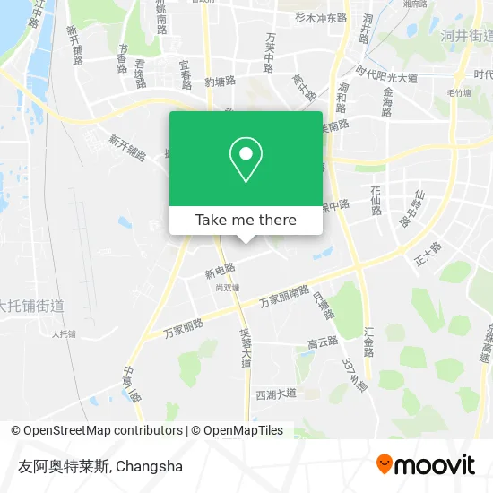 友阿奥特莱斯 map