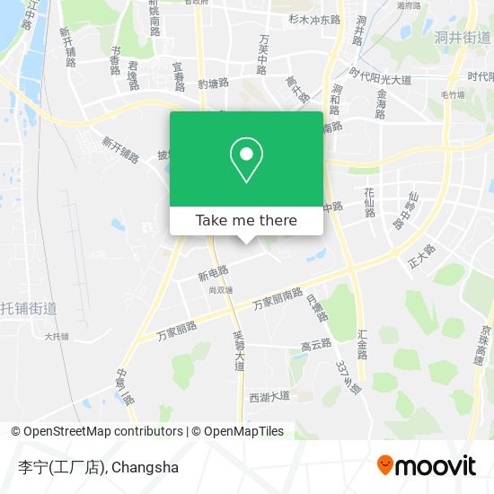 李宁(工厂店) map