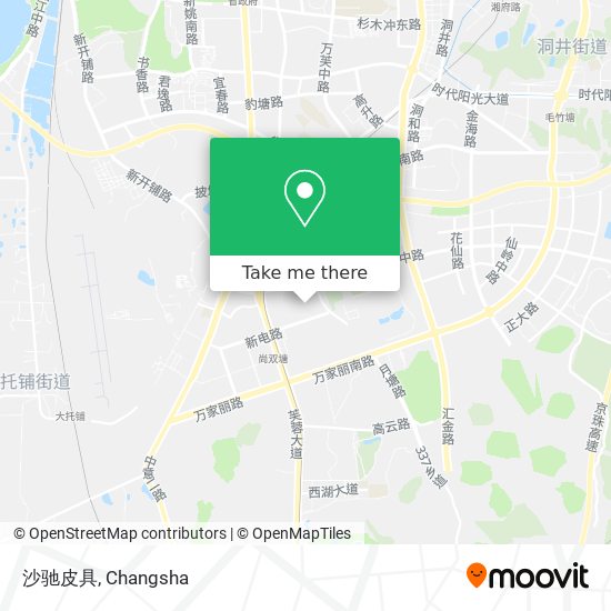 沙驰皮具 map