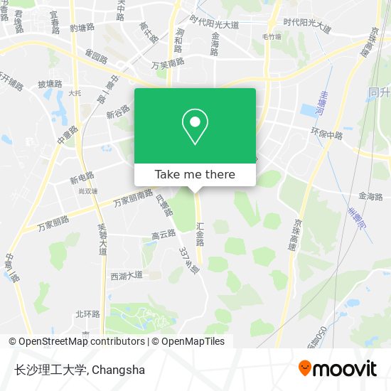 长沙理工大学 map