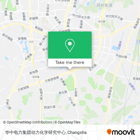 华中电力集团动力化学研究中心 map
