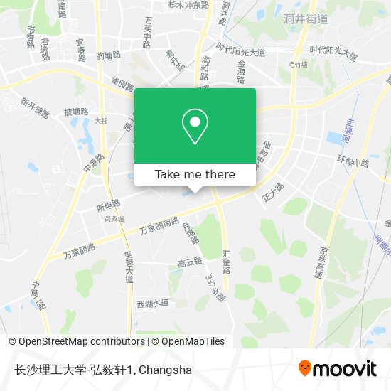 长沙理工大学-弘毅轩1 map