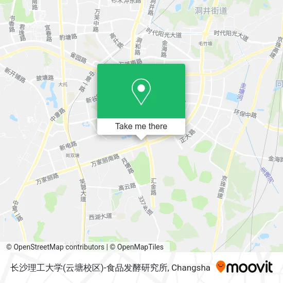 长沙理工大学(云塘校区)-食品发酵研究所 map