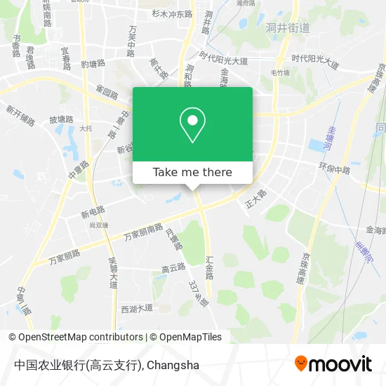 中国农业银行(高云支行) map