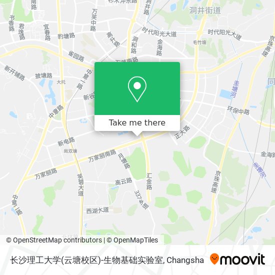 长沙理工大学(云塘校区)-生物基础实验室 map