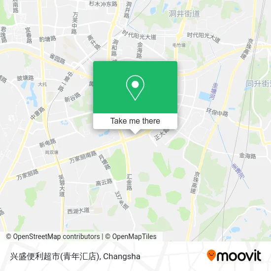 兴盛便利超市(青年汇店) map