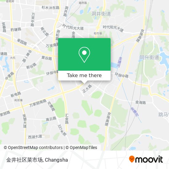 金井社区菜市场 map
