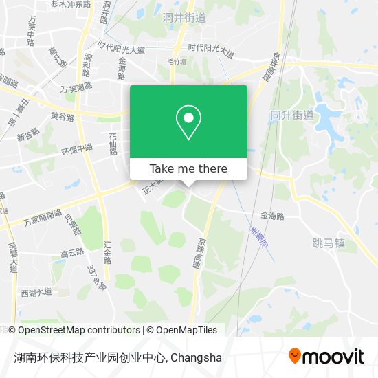 湖南环保科技产业园创业中心 map