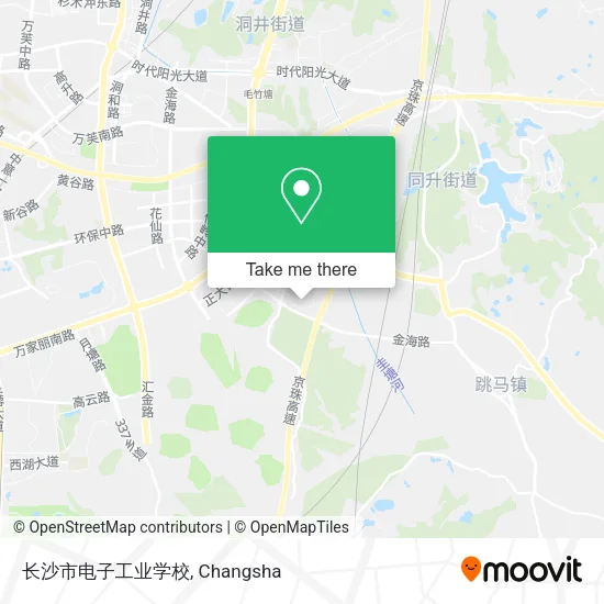 长沙市电子工业学校 map