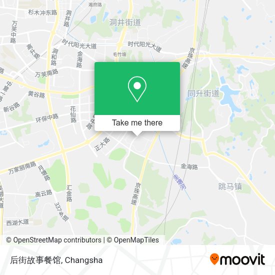 后街故事餐馆 map