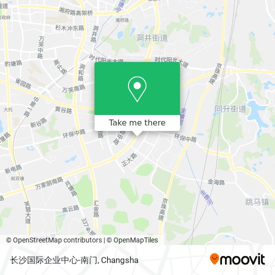 长沙国际企业中心-南门 map