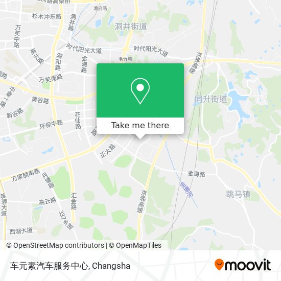 车元素汽车服务中心 map