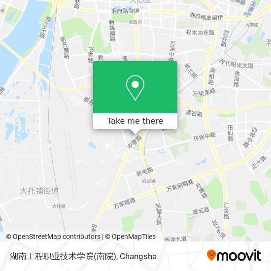 湖南工程职业技术学院(南院) map