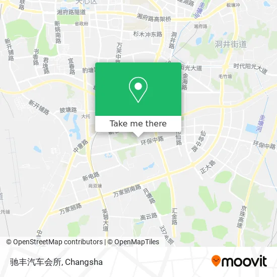 驰丰汽车会所 map
