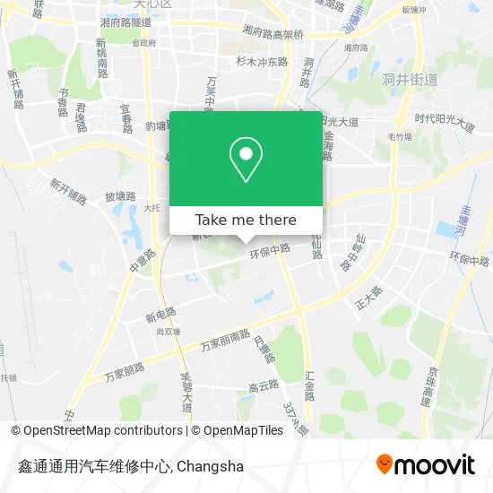 鑫通通用汽车维修中心 map