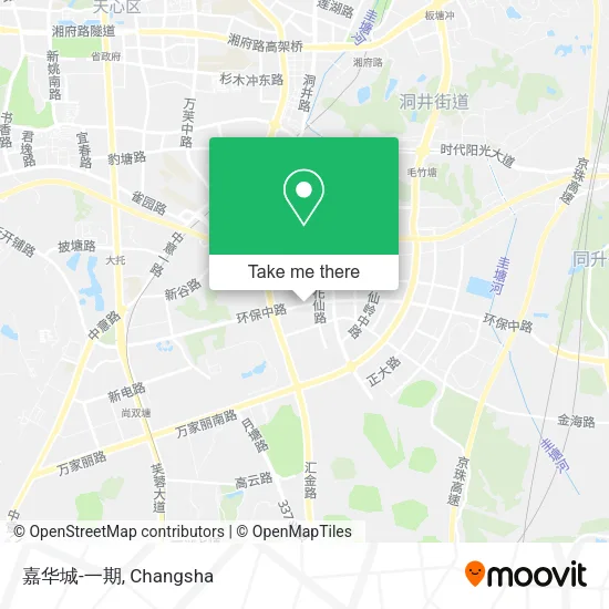 嘉华城-一期 map