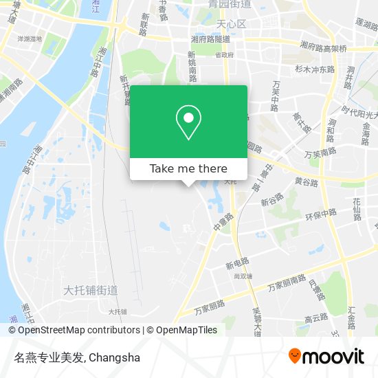 名燕专业美发 map