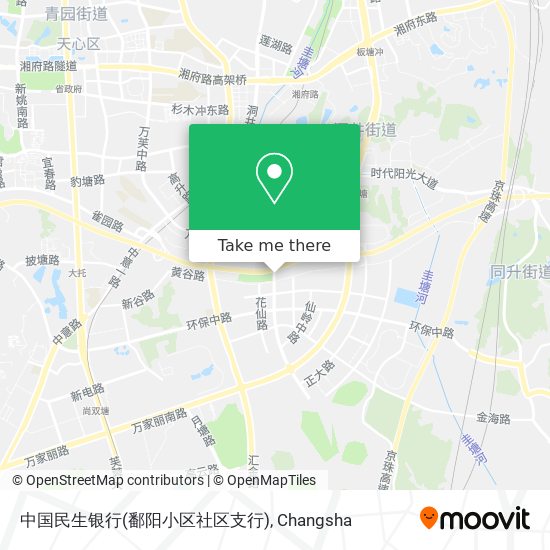 中国民生银行(鄱阳小区社区支行) map