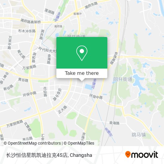 长沙恒信星凯凯迪拉克4S店 map