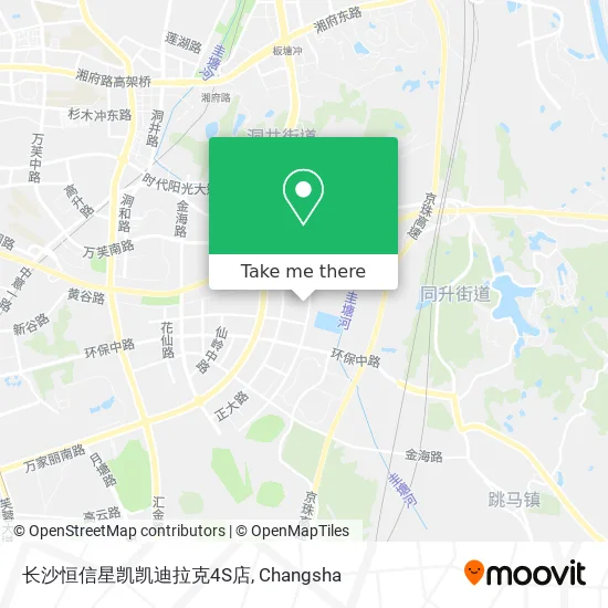 长沙恒信星凯凯迪拉克4S店 map