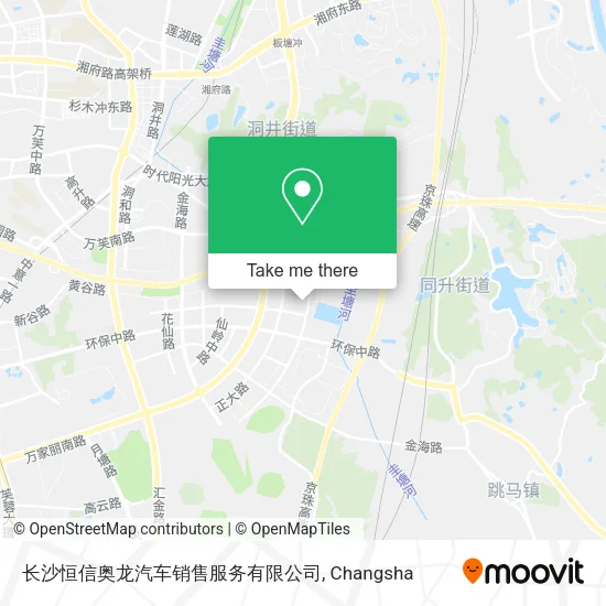 长沙恒信奥龙汽车销售服务有限公司 map