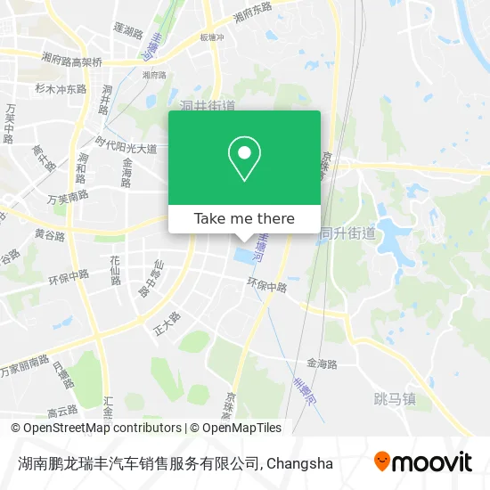 湖南鹏龙瑞丰汽车销售服务有限公司 map