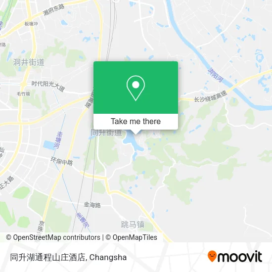 同升湖通程山庄酒店 map