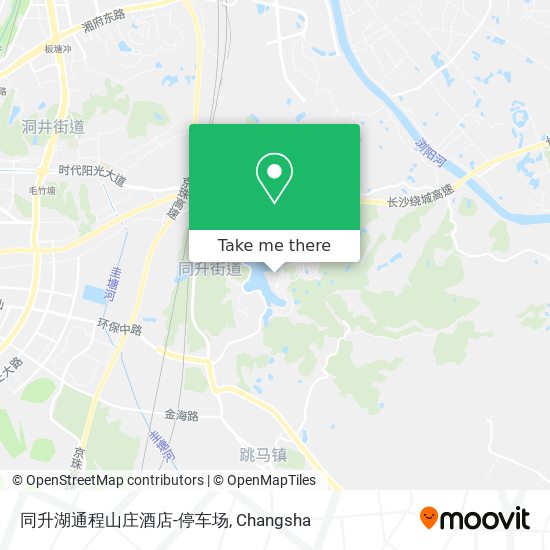 同升湖通程山庄酒店-停车场 map