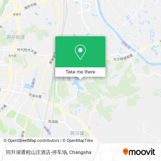 同升湖通程山庄酒店-停车场 map