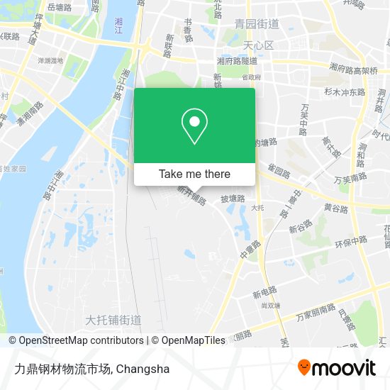力鼎钢材物流市场 map