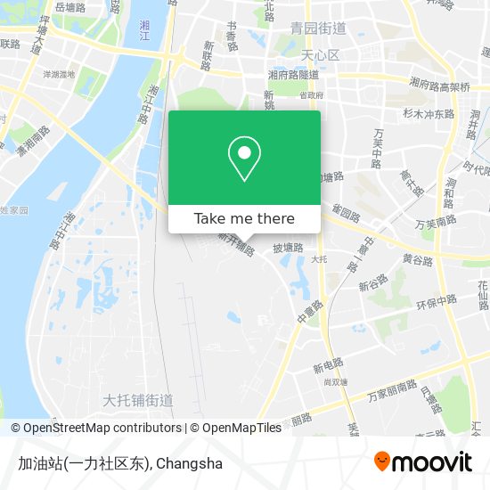 加油站(一力社区东) map