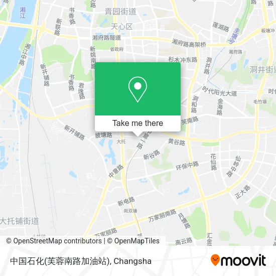 中国石化(芙蓉南路加油站) map