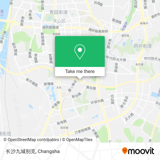 长沙九城别克 map