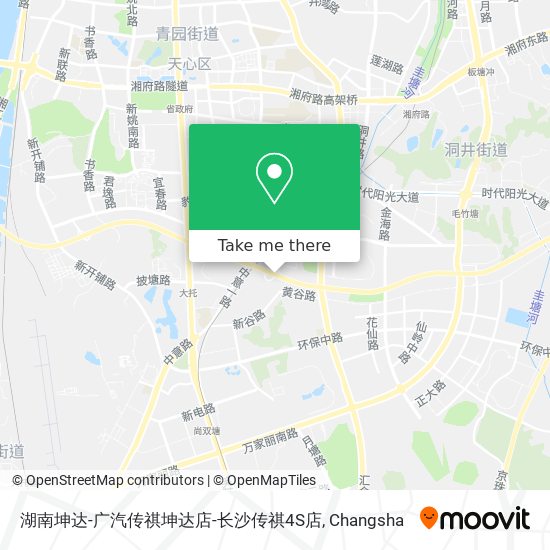 湖南坤达-广汽传祺坤达店-长沙传祺4S店 map