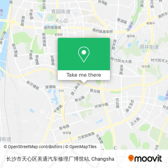 长沙市天心区美通汽车修理厂博世站 map