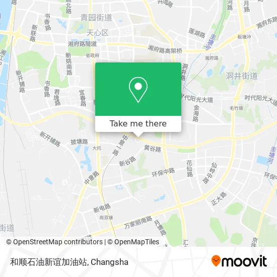 和顺石油新谊加油站 map