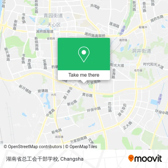湖南省总工会干部学校 map