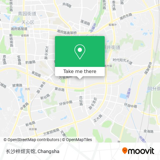 长沙梓煜宾馆 map