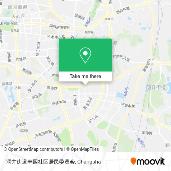 洞井街道丰园社区居民委员会 map