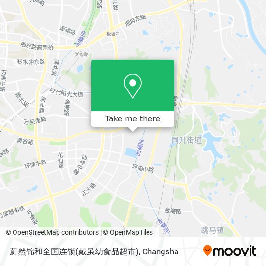 蔚然锦和全国连锁(戴虽幼食品超市) map