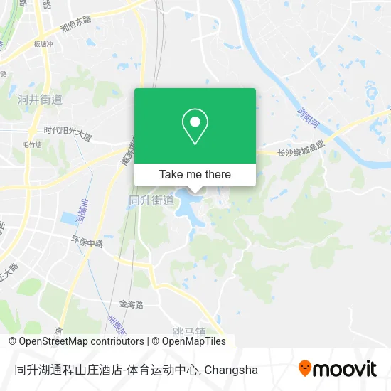 同升湖通程山庄酒店-体育运动中心 map