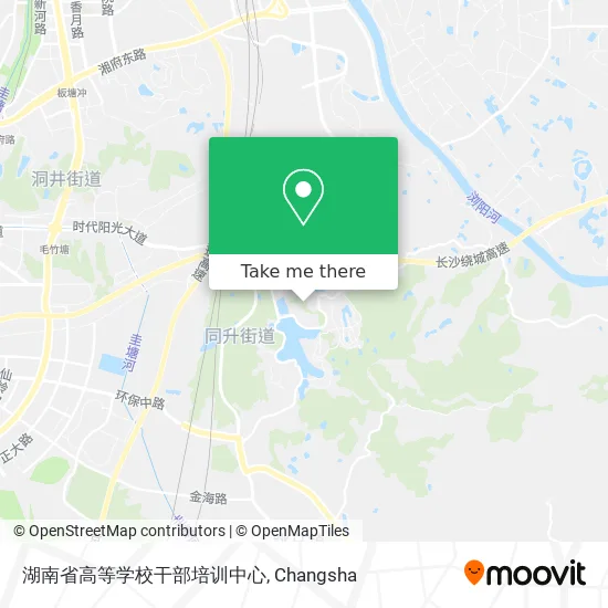 湖南省高等学校干部培训中心 map