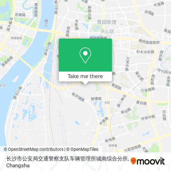 长沙市公安局交通警察支队车辆管理所城南综合分所 map