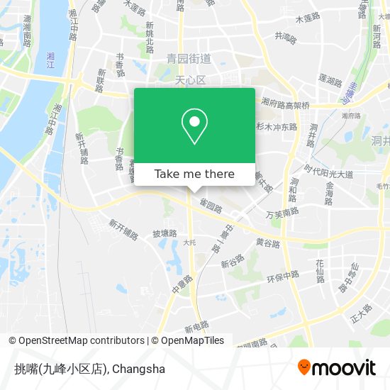 挑嘴(九峰小区店) map