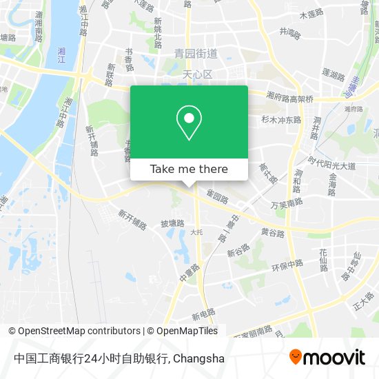 中国工商银行24小时自助银行 map