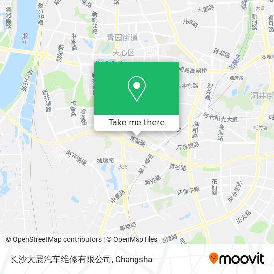 长沙大展汽车维修有限公司 map