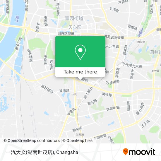 一汽大众(湖南世茂店) map