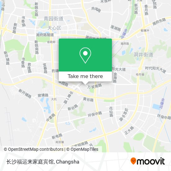 长沙福运来家庭宾馆 map