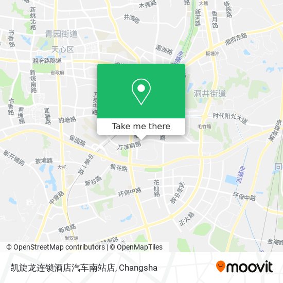 凯旋龙连锁酒店汽车南站店 map