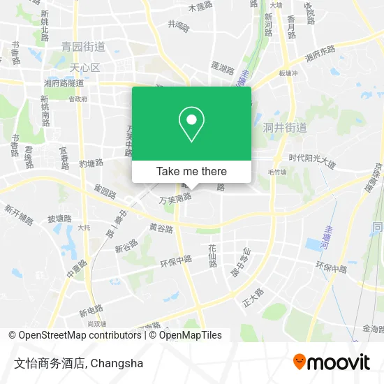文怡商务酒店 map